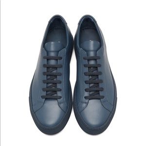 Navy Common Projects Achilles Gold Print Size 41